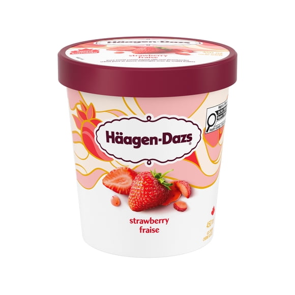 HAAGEN-DAZS Strawberry Ice Cream, 450 ml