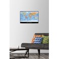 thumbnail image 3 of Map - World Wall Poster, 22.375" x 34", 3 of 4