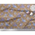 thumbnail image 2 of Soimoi Green Georgette Viscose Fabric Fruits Print Fabric by Yard 42 Inch Wide, 2 of 3