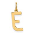 thumbnail image 1 of Diamond2Deal 14K Pendentif Initiale Lettre E en Or Jaune pour Femmes, 1 of 3