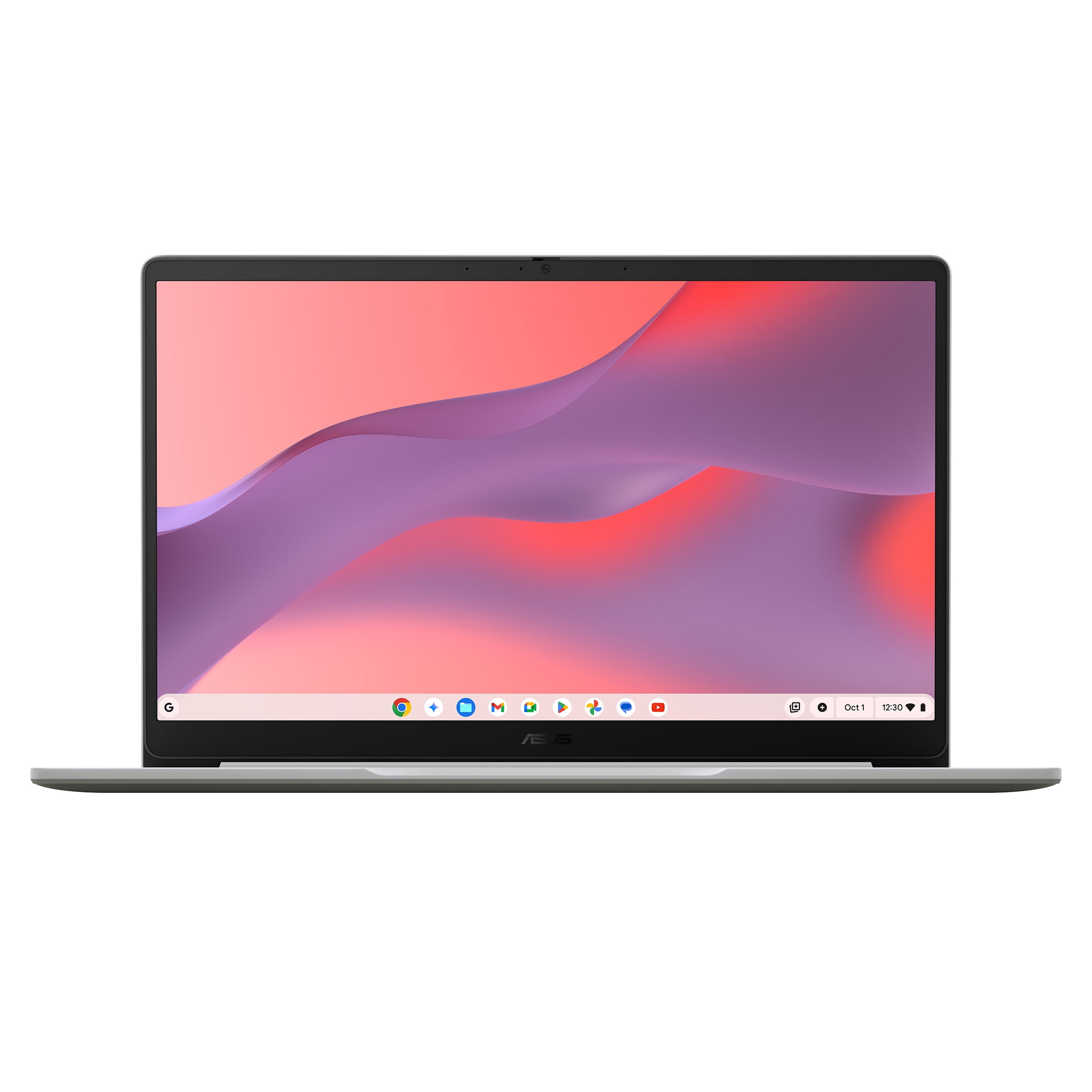 Ordinateur portable ASUS Chromebook CM14, écran FHD (1920 x 1080) 16:9 antireflet de 14 po, pro MediaTek™ Kompanio 540, stockage eMMC de 64 Go, mém de 4 Go, ChromeOS, Pure Grey, CM1405CM4A-WB01-CB
