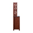 thumbnail image 5 of Bowery Hill Armoire de Cuisine de Style Ferme en Bois à Multiples Rangements, Noyer, 5 of 5