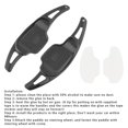 thumbnail image 4 of Steering Wheel Paddle Shifter Extensions Covers For Chevy Camaro 12-15 Black, 4 of 12