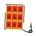 thumbnail image 1 of koolsoo Cible de Zone de Frappe de Baseball Ajustable Filet Pratique Cible de Baseball Softball Rayure Jaune, 1 of 9