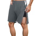 thumbnail image 1 of Xdzjlr Mens Sport Shorts,Everyday Fit With Button Spring Wear Breathable Mens Casual Shorts, 1 of 4