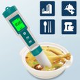 thumbnail image 3 of Graflsoa Portable 7-in-1 Water Quality Tester with Backlight - High Precision for PH, TDS, EC, Salinity, S.G, ORP, and Temperature Measurements (C-600) + PH Test Paper, 3 of 6