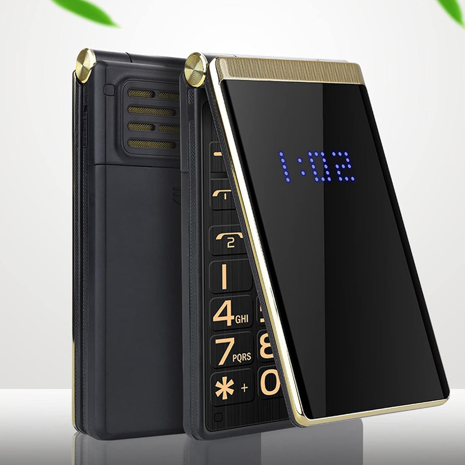 Senior Flip Phones Unlocked Canada Dual Screen Basic Cell Phone Dual SIM Card Large Button Mobile Phone with Charging Dock for Seniors