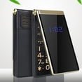 thumbnail image 1 of Senior Flip Phones Unlocked Canada Dual Screen Basic Cell Phone Dual SIM Card Large Button Mobile Phone with Charging Dock for Seniors, 1 of 8