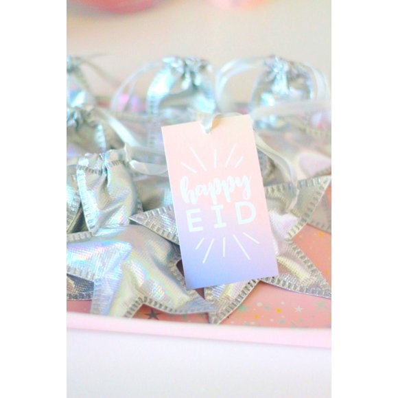 modernEID Happy Eid ombre gift tags