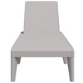 thumbnail image 2 of vidaXL Sun Lounger Grey 186x60x29 cm PP, 2 of 5