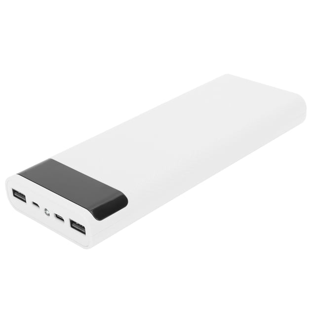 8X Battery Storage Box, Portable Battery Box, USB Power Protection LED Flashlight Power Bank Supply Jacking Accessory For Tablets Smart Phones Black,white,blue