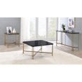 thumbnail image 4 of Steve Silver Daxton Black Faux Marble Sofa Table, 4 of 5