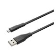 thumbnail image 3 of Câble plat de charge et de<br>synchronisation USB-A vers Micro USB de 1,2 m (4 pi) blackweb, 3 of 4
