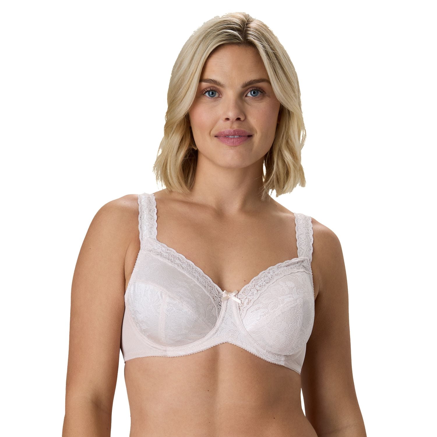WonderBra Stretch-Lace Underwire Bra with Gel Straps