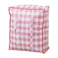 thumbnail image 1 of Big Sale ! Huayishang Home Textile Storage,Storage Case,Large Capacity Storage Bags Large Plastic Checkered Storage Laundry Bag with Zipper & Handles for Shopping Moving Travel, 1 of 7