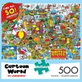 thumbnail image 1 of Buffalo Games - Cartoon World - US Landmarks - 500 Piece Jigsaw Puzzle, 1 of 5