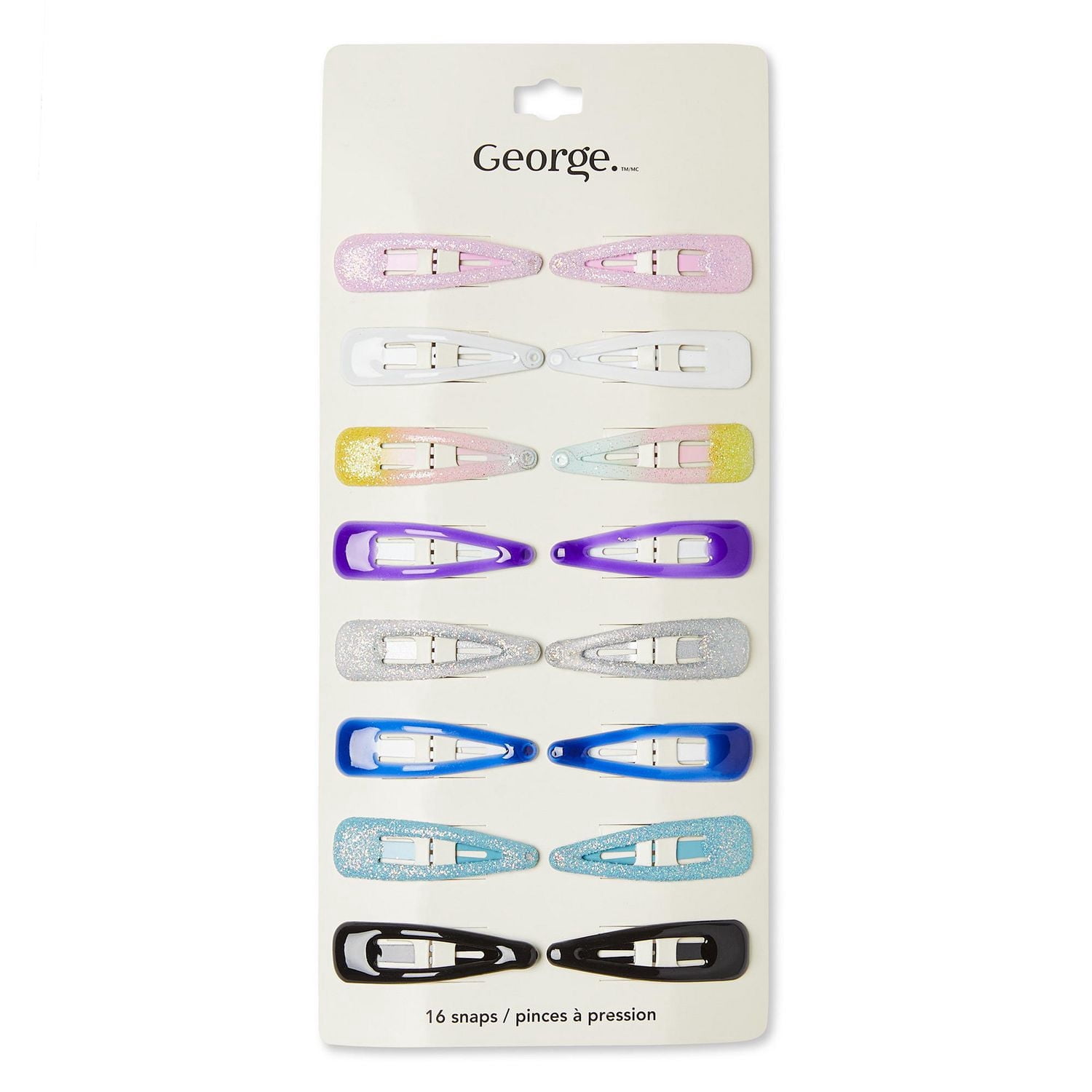 Lot de 16 barrettes George pour filles