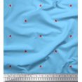thumbnail image 1 of Soimoi Modal Satin Fabric Floral Clip Art Fabric Prints By Yard 42 Inch Wide, 1 of 1
