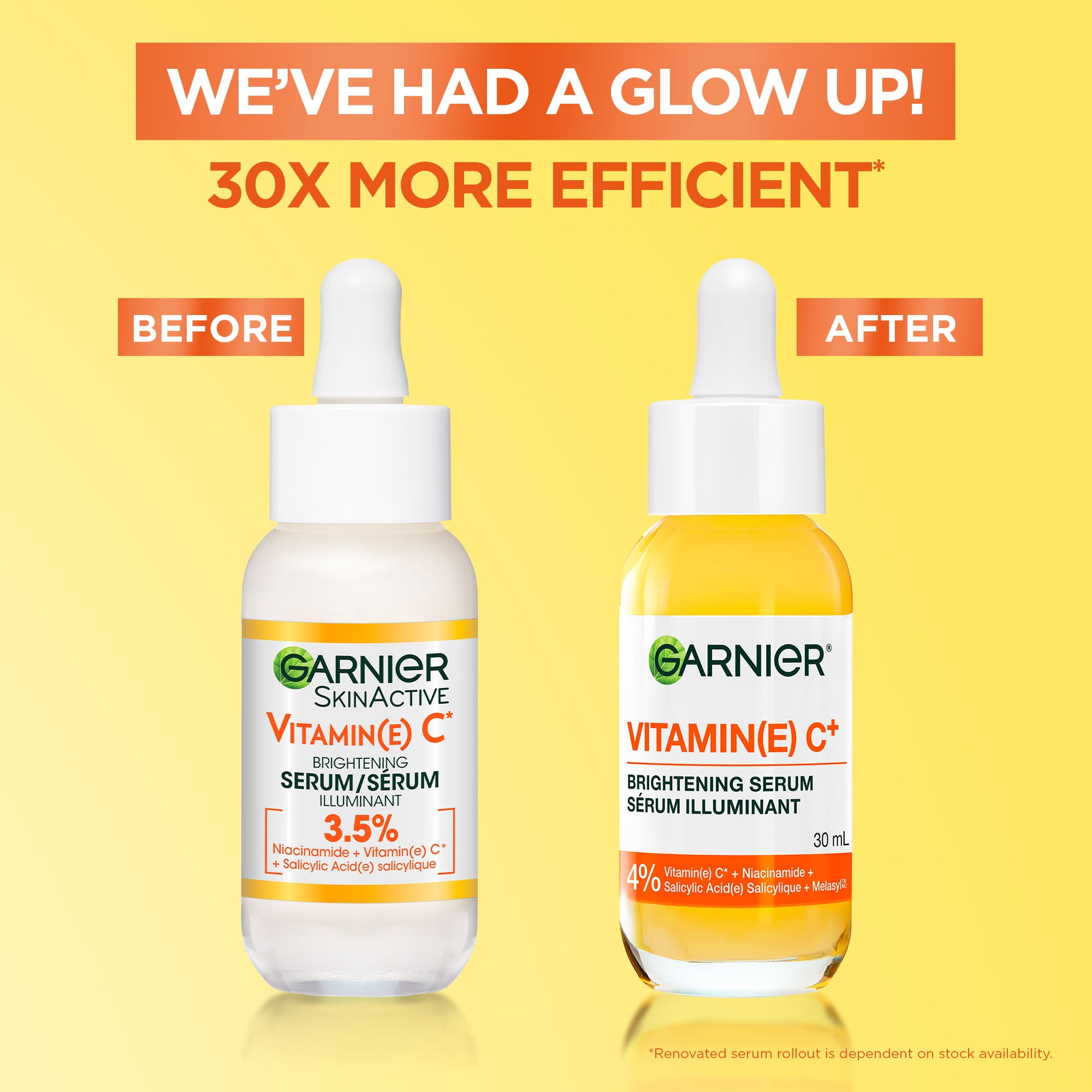 Garnier Sérum visage vitamine C, acide salicylique, niacinamide, Melasyl, 30 ml