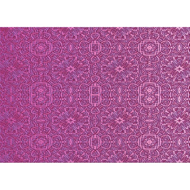Ahgly Tapis Rectangulaire Lavable en Machine Intérieur Transitionnel Moyen Violet Rouge Rose, 7 Pieds x 9 Pieds