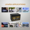 thumbnail image 4 of NERMAK 2 Pack 12V 12Ah LiFePO4 Deep Cycle Battery, 2000+ Cycles Lithium Iron Phosphate Rechargeable Battery for Solar Power,UPS,Lighting, Power Wheels, Fi, 4 of 8
