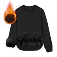 thumbnail image 4 of QIPOPIQ Chandail à Col Rond pour Homme à Manches Longues Décontracté Chaud en Molleton Chandail à Enfiler Liquidation, 4 of 9