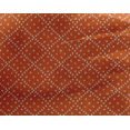 thumbnail image 4 of oneOone Georgette Viscose Orange Fabric Geometric Bandhani Sewing Material Print Fabric By The Yard 42 Inch Wide, 4 of 4