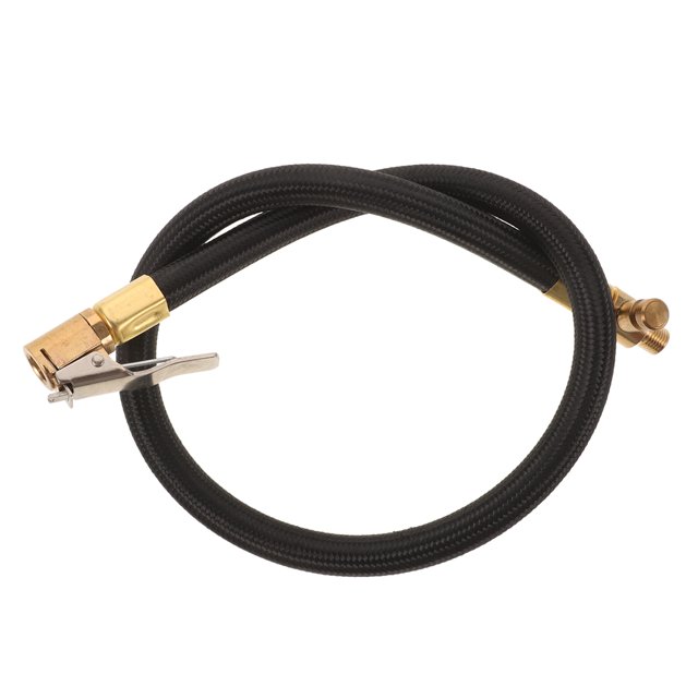 LOLIPPYY Black Tire Inflator Extension Hose for Quick Car Tire Inflation and Pressure Control