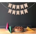 thumbnail image 3 of Inkdotpot Groom & Bride?Kraft Pre Strung Bunting Photo Booth Props Sign Party Decoration DIY Wedding Banner, 3 of 8