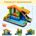 thumbnail image 3 of Gymax 8-in-1 Inflatable Bounce House Water Park w/ Slide Water Cannon Blower Excluded, 3 of 10