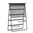 thumbnail image 1 of New Black Vertical Folding Jewelry Display Stand Foldable Earrings Necklaces Rings Jewelry Stand, 1 of 6