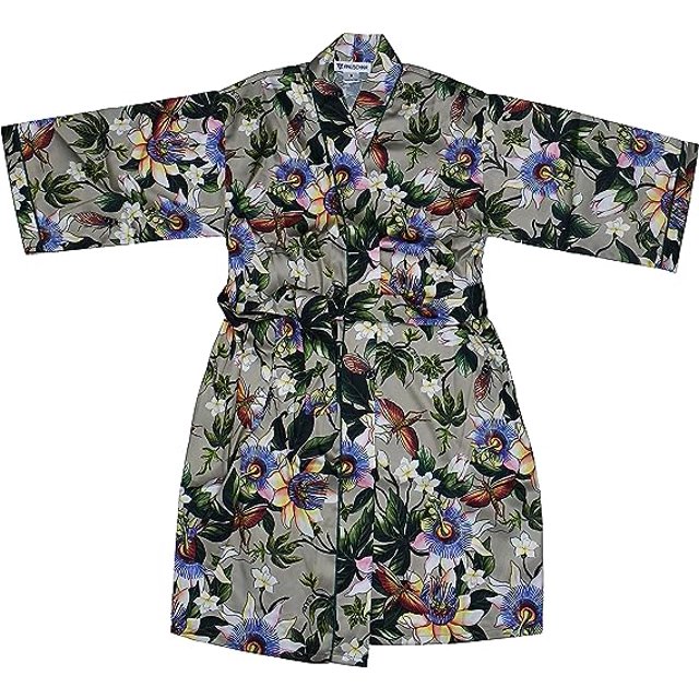 Anuschka Robe Imprimée pour Femmes - Collection de Vêtements de Nuit Faite de Polysoie 100 % Recyclée - Passion Florale, s