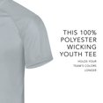 thumbnail image 4 of Augusta sportswear Boy's Attain Wicking Two Button Baseball Jersey, 4 of 6