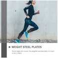 thumbnail image 2 of Steel Weight Plate Silver Athletes Strength Training 6Pcs 4.72X0.98X0.28In, 2 of 9