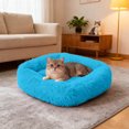 thumbnail image 3 of Lit pour Animaux de Compagnie Apaisant et Confortable pour Chats et Chiens Coussin Doux avec Fonction Auto-Chauffante Lavable en Machine pour Usage Intérieur et Extérieur, 3 of 5