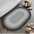thumbnail image 1 of Bath Mat Rug,Soft Diatomaceous Earth Non Slip Quick Dry Rubber Backed Gray Bathroom Rug Mat,Absorbent Get Naked Bath Mat Rug for Bathroom Floor-Easy Clean Bathmat, 1 of 8