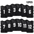 thumbnail image 1 of 12 Pcs Chasubles de Soccer pour Adultes à Séchage Rapide Maillots d'Équipe de Soccer, 1 of 8