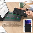 thumbnail image 4 of Keyboard Case For Samsung Galaxy Tab S9 Ultra Tablet Keyboard For Galaxy Tab A9 S8 S7 FE Plus S6 Lite Magnetic Keyboard Cover English Pink A9 Plus 11inch, 4 of 6