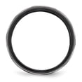 thumbnail image 2 of Edward Mirell Black Ti & Sterling Silver Brushed & Polished Infinity Ring Size 12, 2 of 4