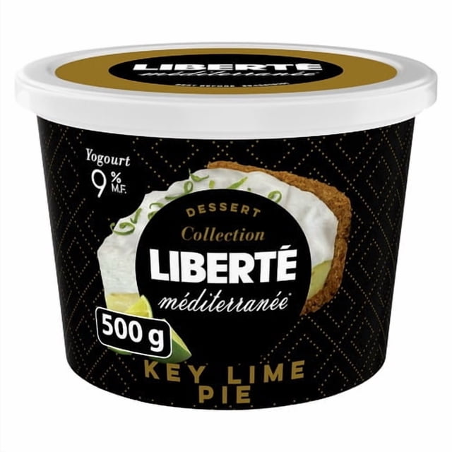 Liberté Méditerranée 9% Yogurt, Key Lime Pie, 500g