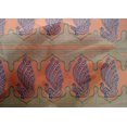 thumbnail image 4 of oneOone Cotton Silk Fabric Peacock Block Print Fabric By The Yard 42 Inch Wide, 4 of 4