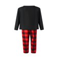 thumbnail image 3 of Family Matching Christmas Pajamas Set Snowman Printing Tops Long Pants Sleepwear, 3 of 6