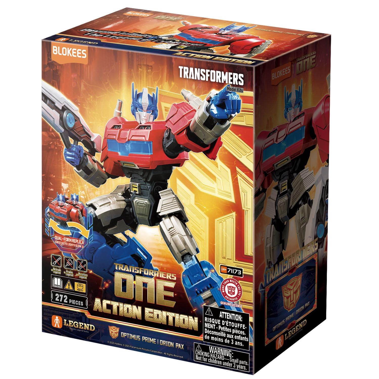 Dual Language Book First Toy Blokees Transformers One Action Edition Optimus Prime - Walmart.ca