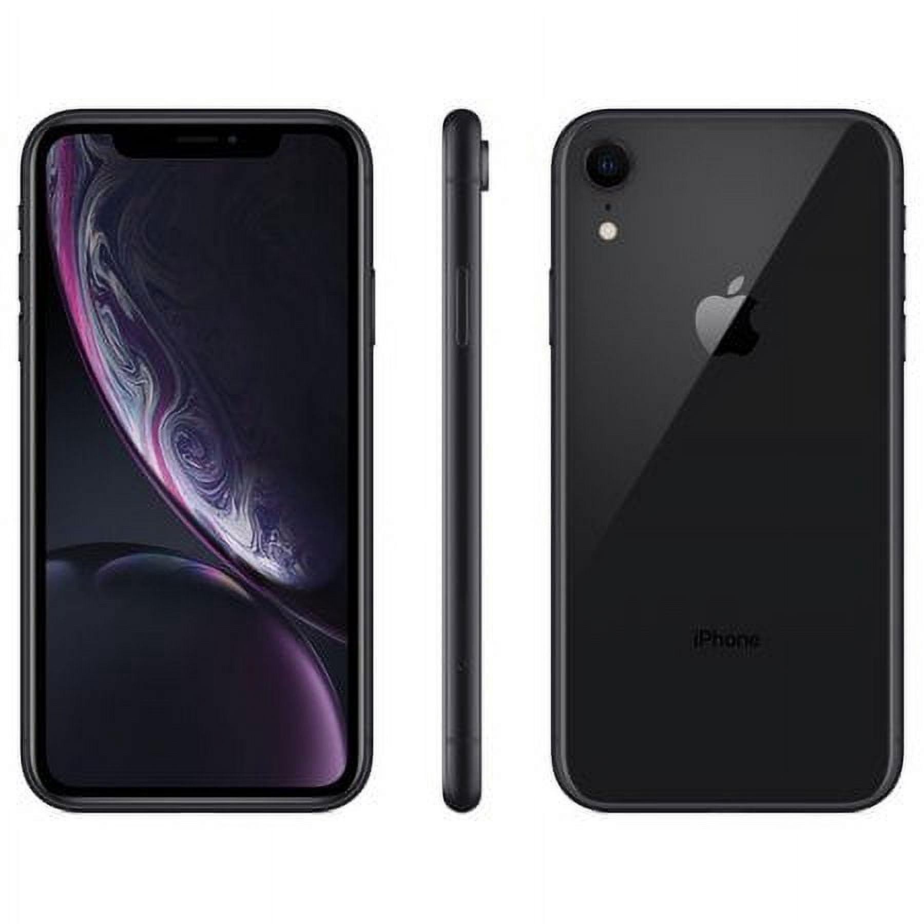 Restored Unlocked Smartphone Applе іРhone XR 128GB Black MRY92LL/A (Refurbished)
