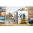 thumbnail image 2 of Ahgly Company Tapis d'Intérieur Lavable en Machine Carré Transitionnel Brun Doré Foncé, 5 Pieds Carré, 2 of 7