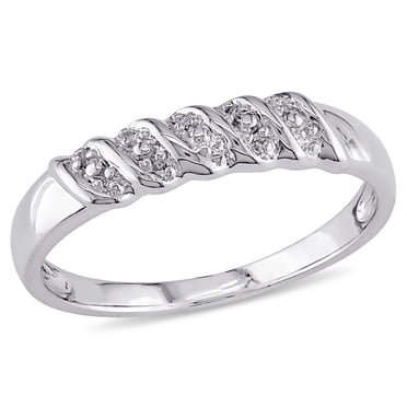 Bague avec motif tressé en argent sterling