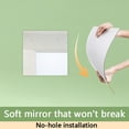 thumbnail image 3 of Acrylic Wall-mounted Full-length Dressing Mirror with Easy Installation and Space-saving Design, 3 of 7