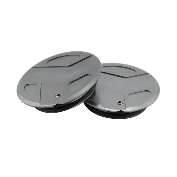 funtasica 2Pieces Frame Hole Caps Decorative Cover Plugs Fit for R1200GS LC 2014-2018 Silve