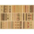 thumbnail image 1 of Ahgly Company Tapis d'Intérieur Rectangulaire Transitionnel Orange Lavable à la Machine, 6 Pieds x 9 Pieds, 1 of 7