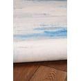 thumbnail image 2 of Tiana 2' x 8' Washable Runner, Ivory and Blue, 2 of 6